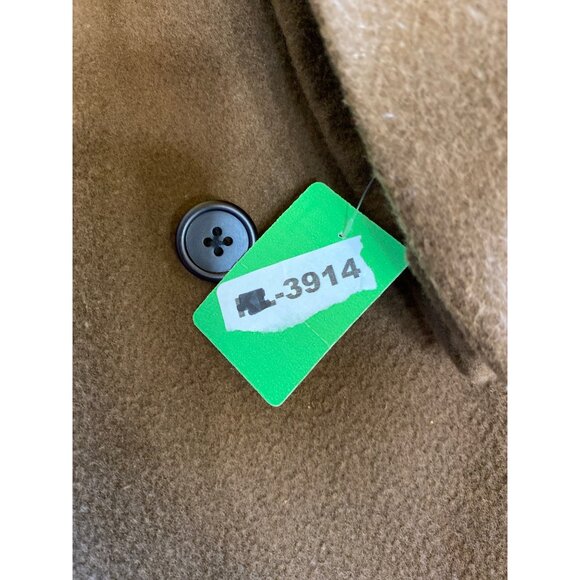 Anne Pinkerton Womens Medium Brown Wool Cashmere Blazer Jacket With Satin Lining - Picture 9 of 9